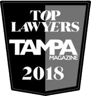 Top Lawyers Winner Tampa Magazine 2018